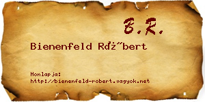Bienenfeld Róbert névjegykártya